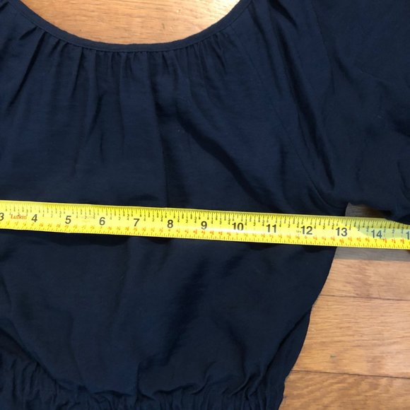 Madewell NWT Twill Tie-Back Cutout Top - Picture 7 of 7